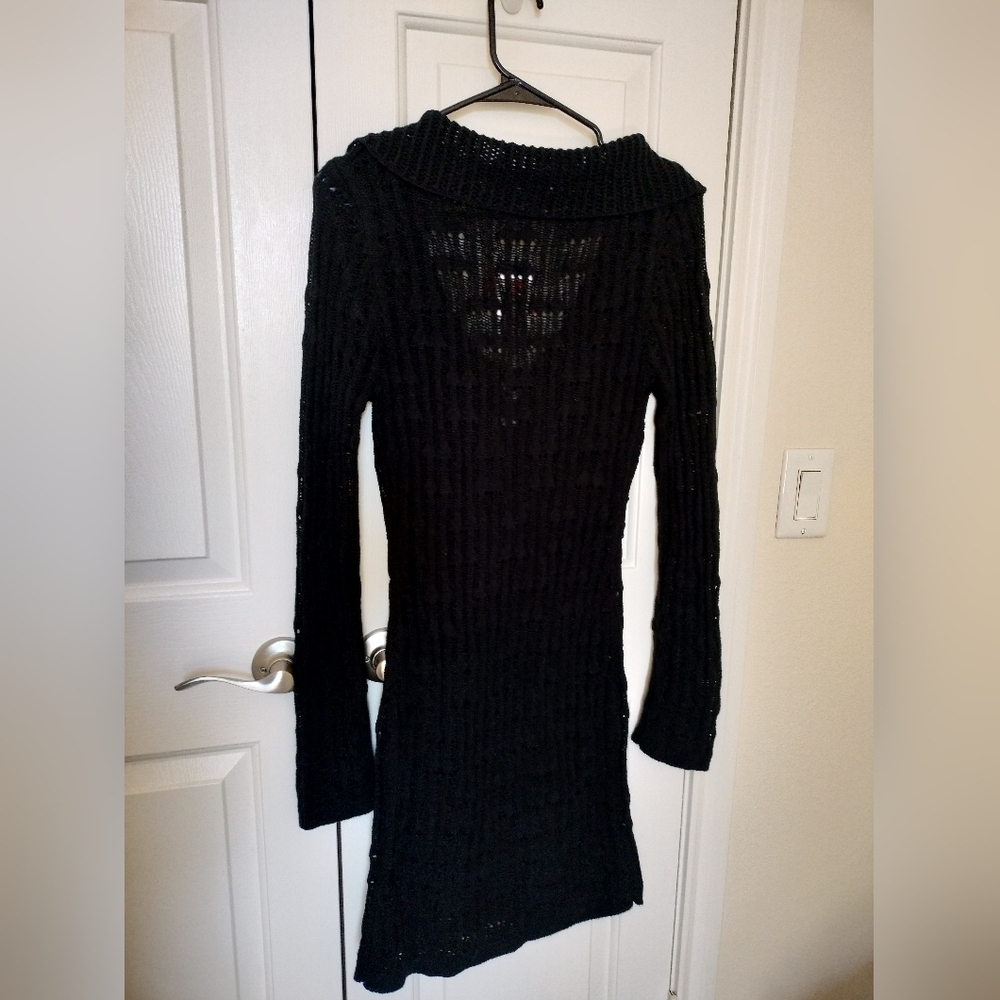 NWT Cider Black Knit Dress - Picture 4 of 4
